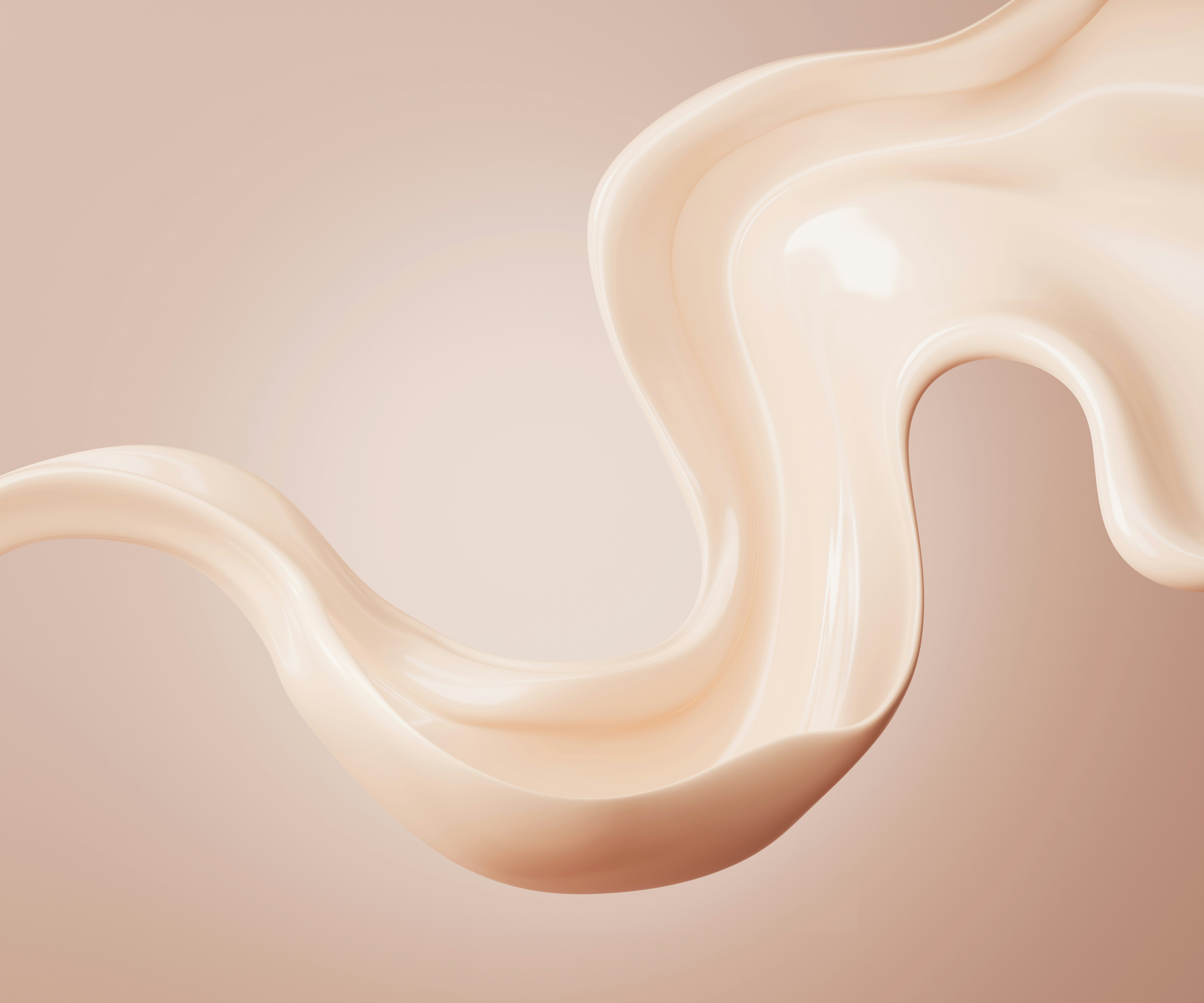 Simulation liquide fluide CGI cosmétique — Parametre Studio Paris